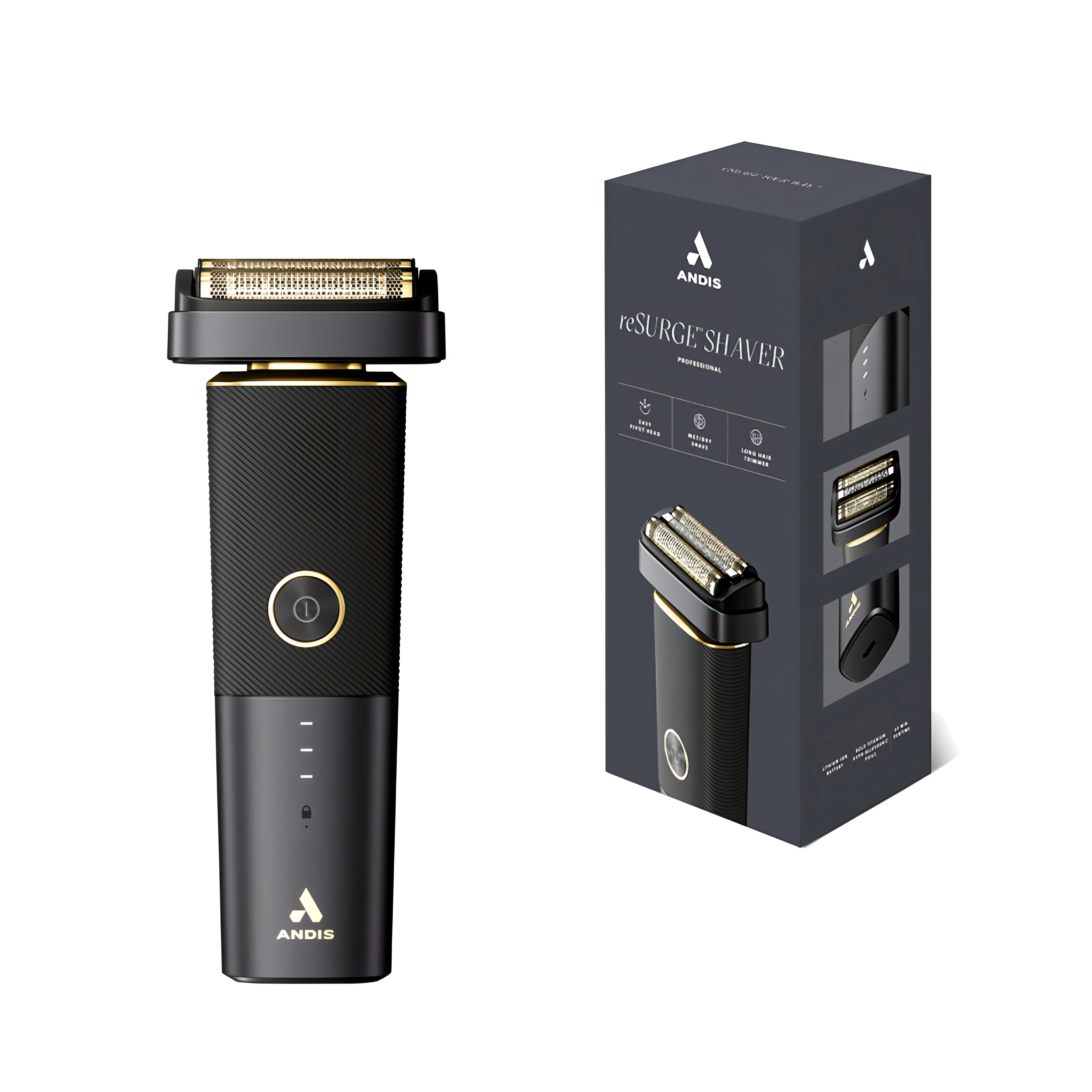 Andis reSURGE Shaver Black Edition Barbermaskin Trådløs - Image 4