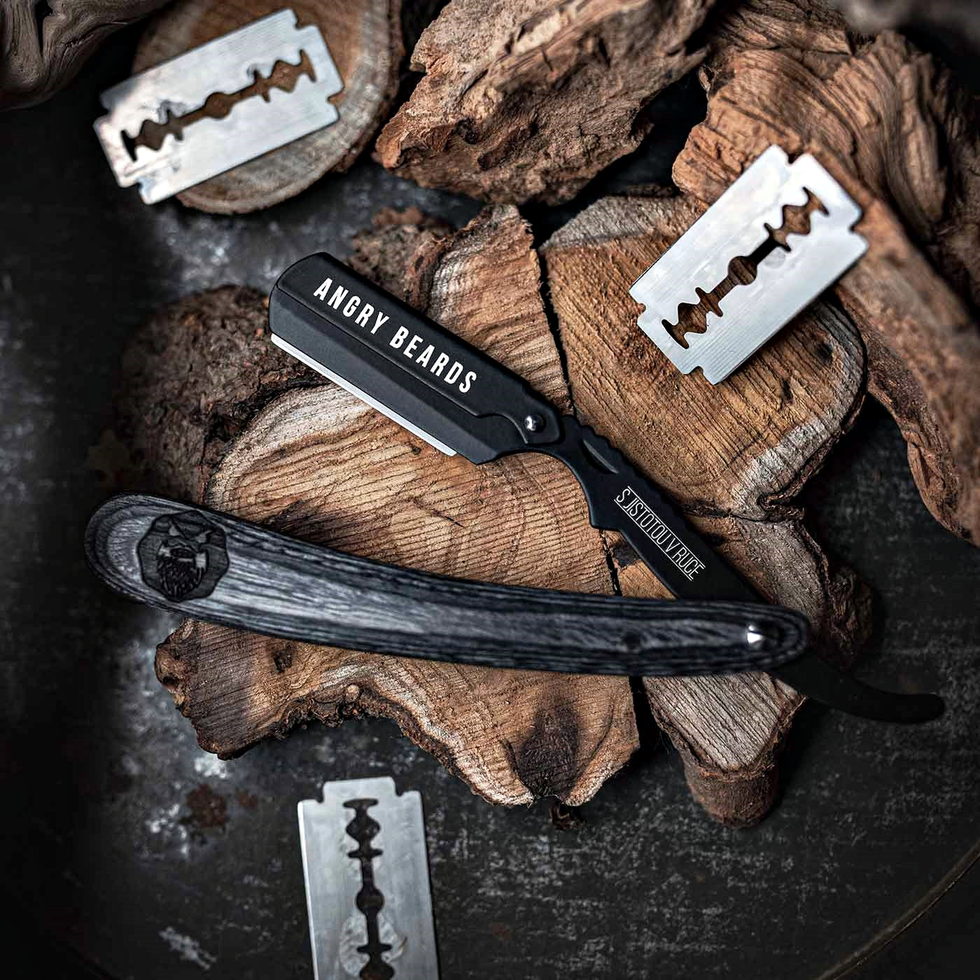 Angry Beards Garrigue Shavette Barberkniv - Image 5
