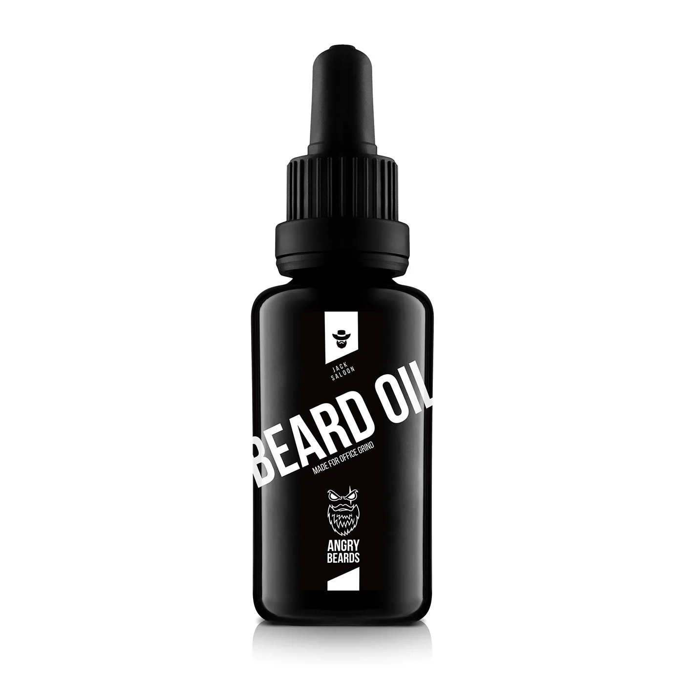 Angry Beards Skjeggolje Jack Saloon 30ml - Image 2
