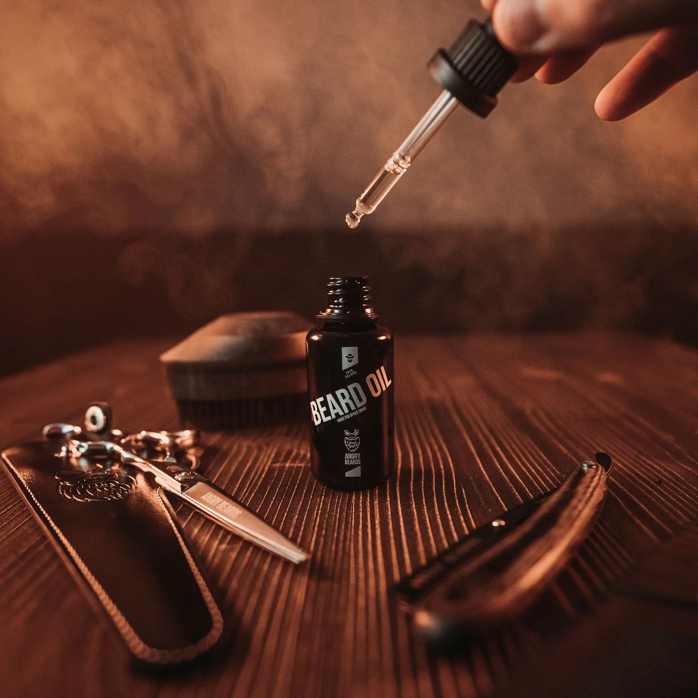 Angry Beards Skjeggolje Jack Saloon 30ml - Image 6