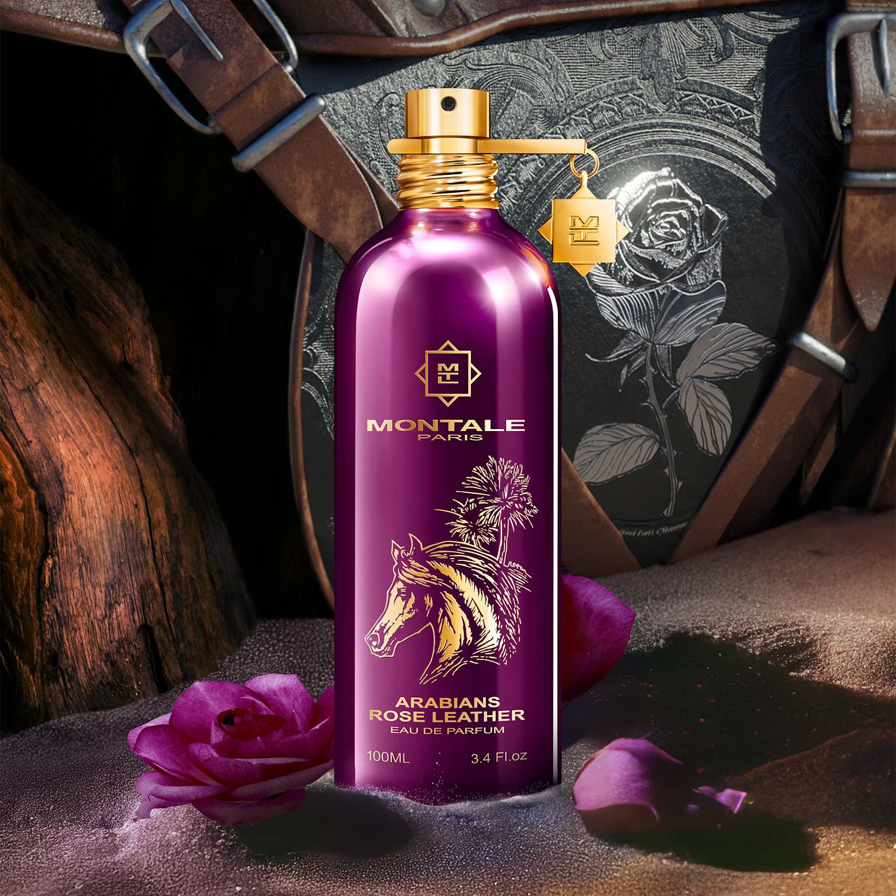 Arabians Rose Leather Montale Eau De Parfum 100ml - Image 2