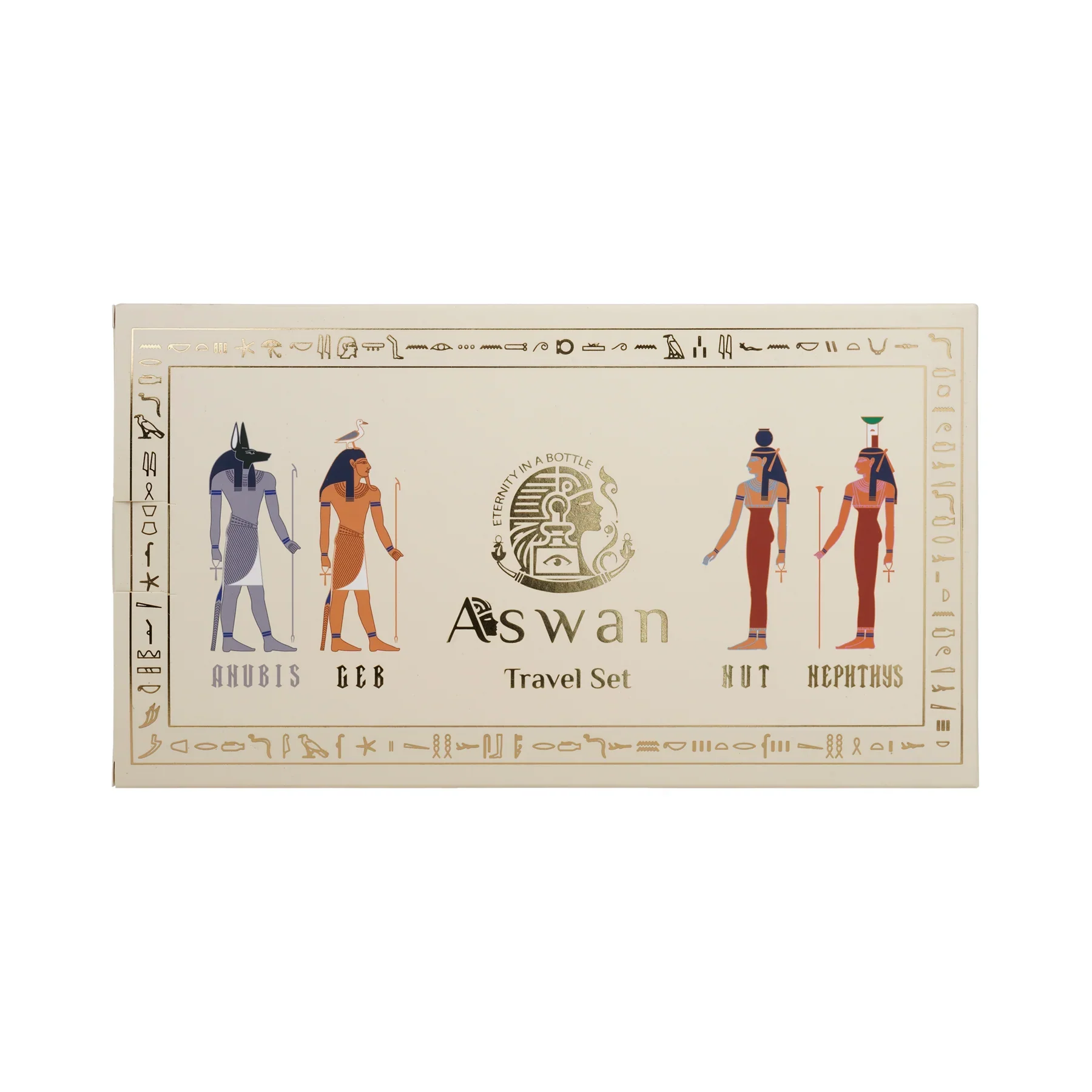Aswan Travel Set – Anubis • Geb • Nut • Nephthys 4 × 15ml - Image 3