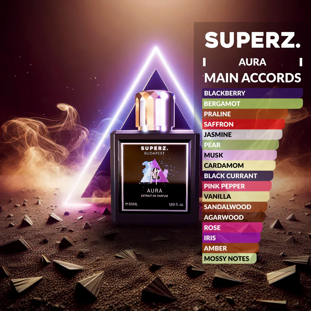 Aura Superz Extrait de Parfum 50ml - Image 2