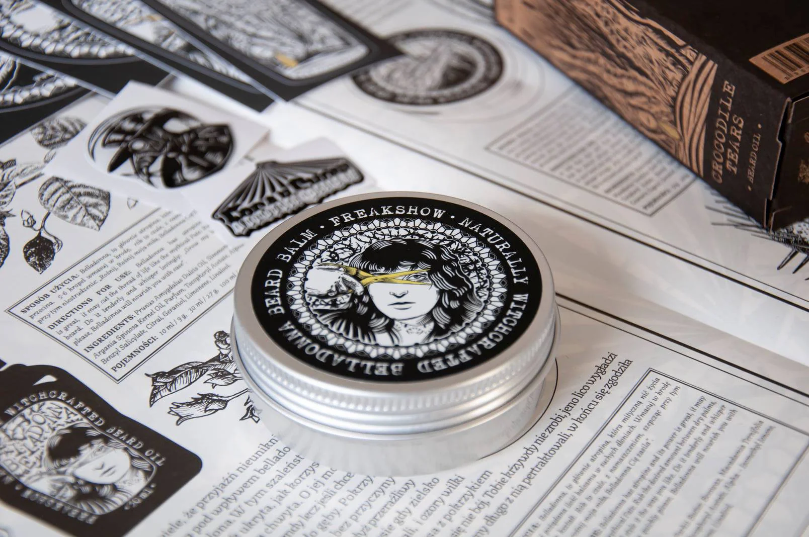 Belladonna FreakShow SkjeggBalm Basilikum og Bjørnebær 50ml - Image 3