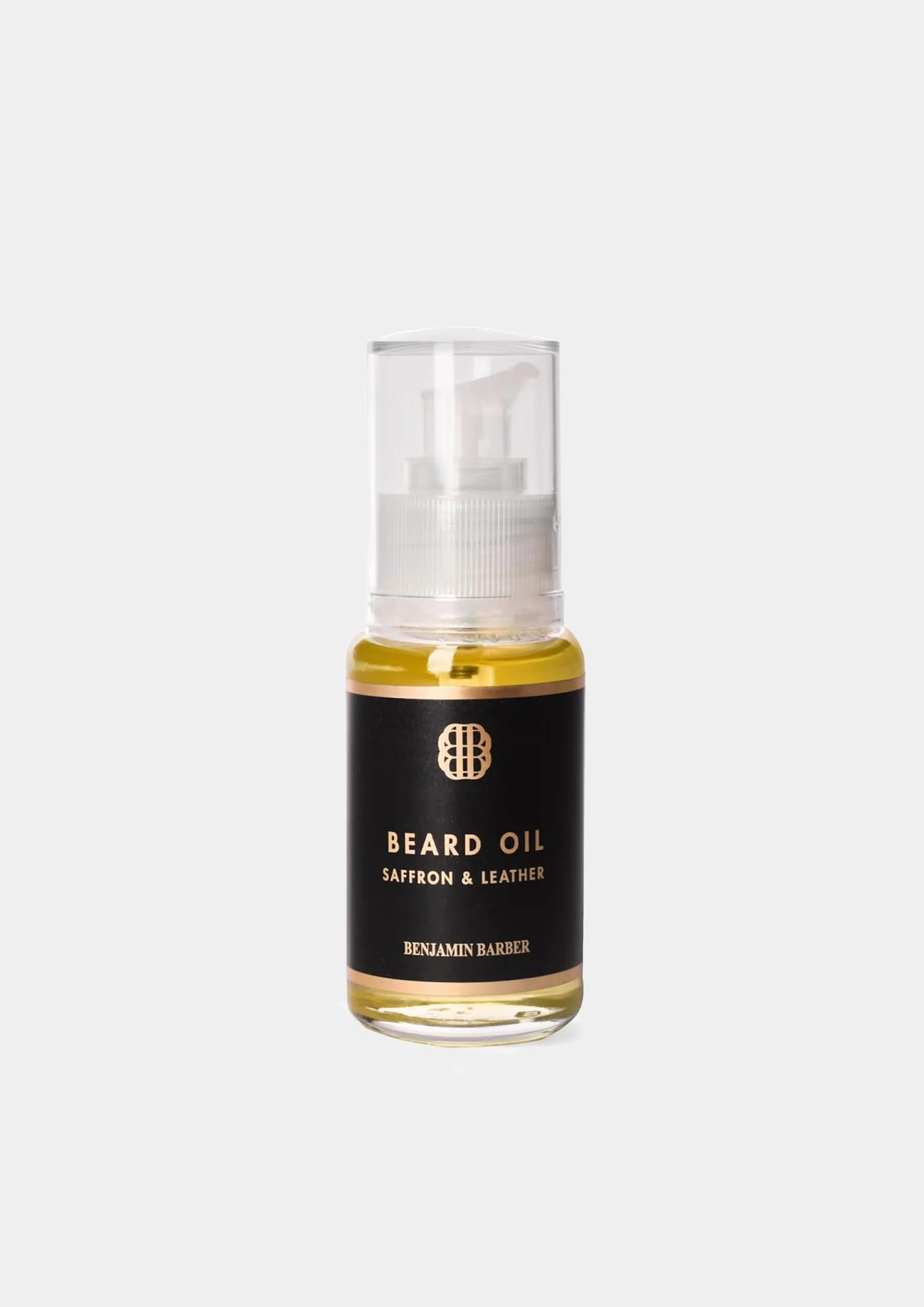 Benjamin Barber Beard Oil Saffron & Leather 50ml - Image 2