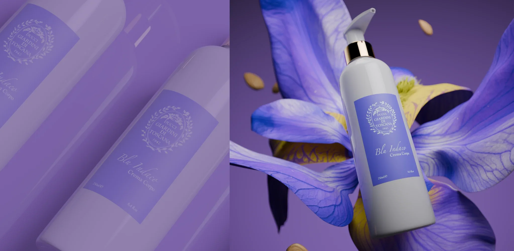 Blu Indaco Giardini Di Toscana Kroppskrem 250ml - Image 2