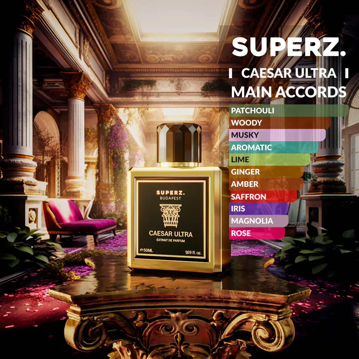 Caesar Ultra Superz Extrait de Parfum 50ml - Image 2