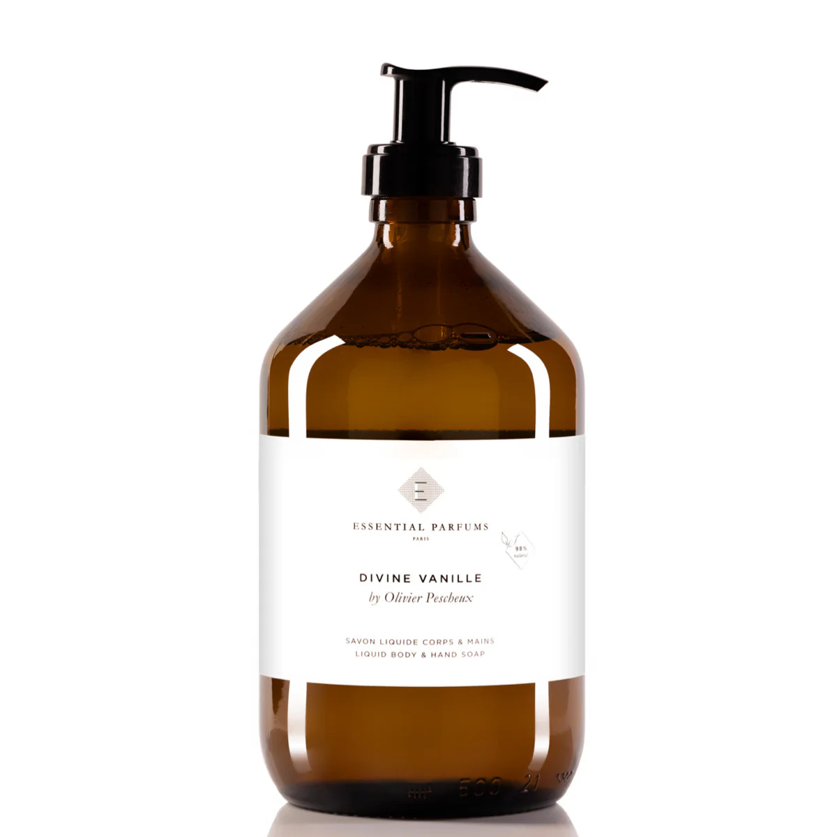 Divine Vanille Hånd og Kroppssåpe Essential Parfums 500ml - Image 2
