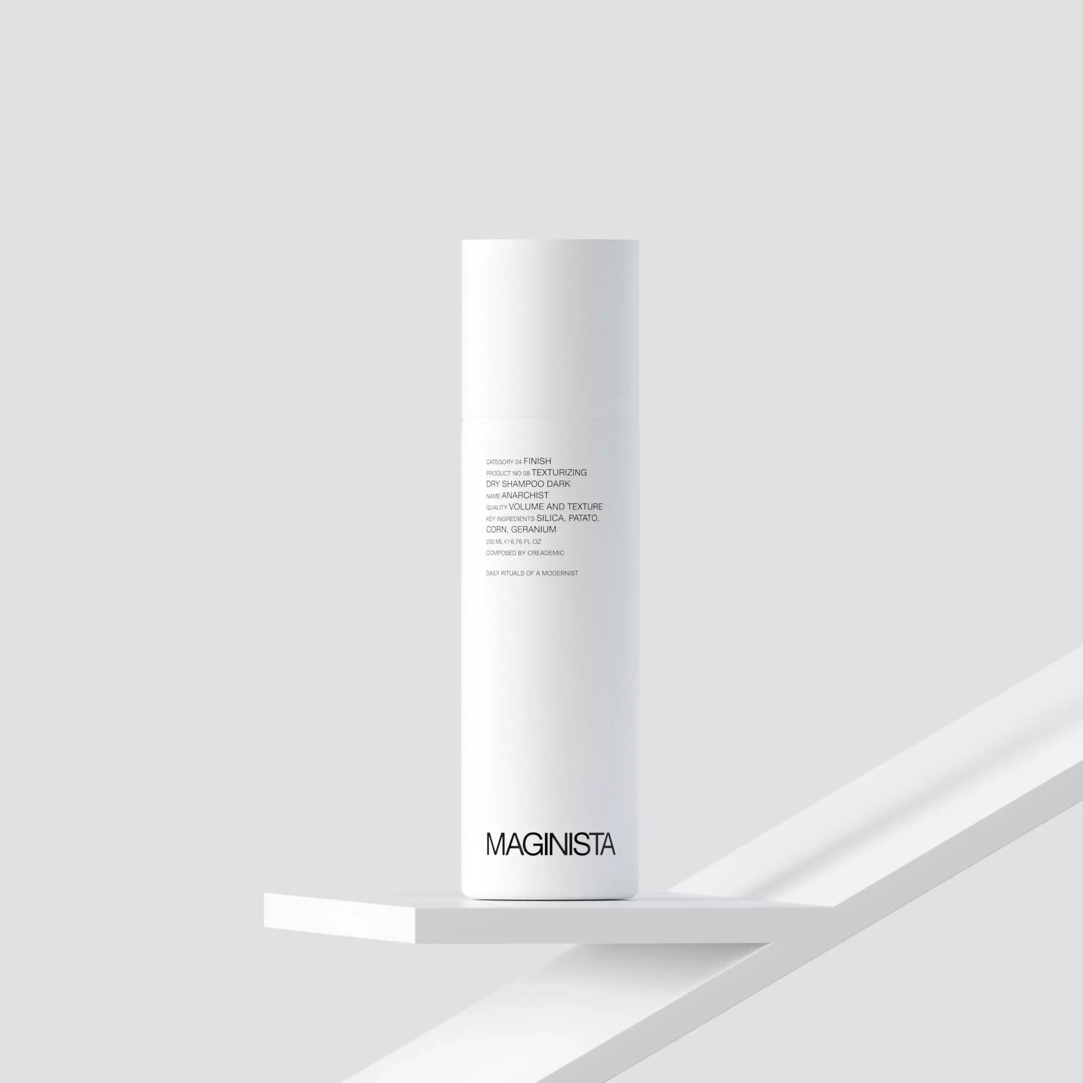 Maginista Texturizing Dry Shampoo Dark 200ml - Image 2