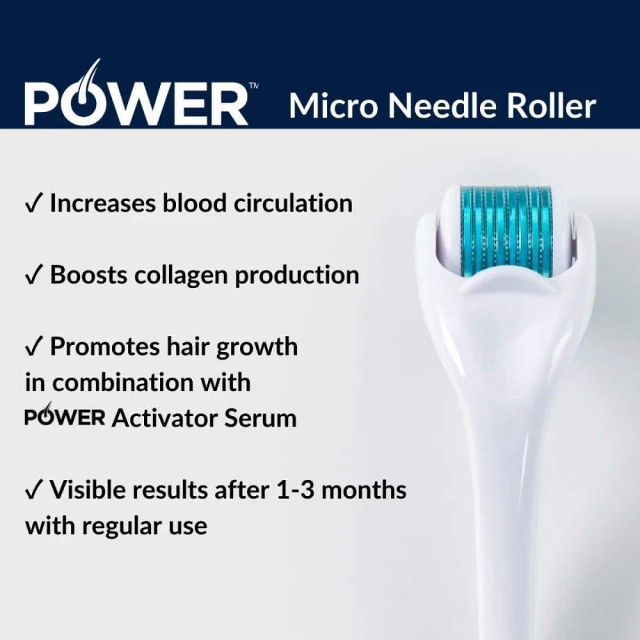 Derma Roller Greater Hair Micro Needle - Hair Scalp 0.24 mm - Image 3