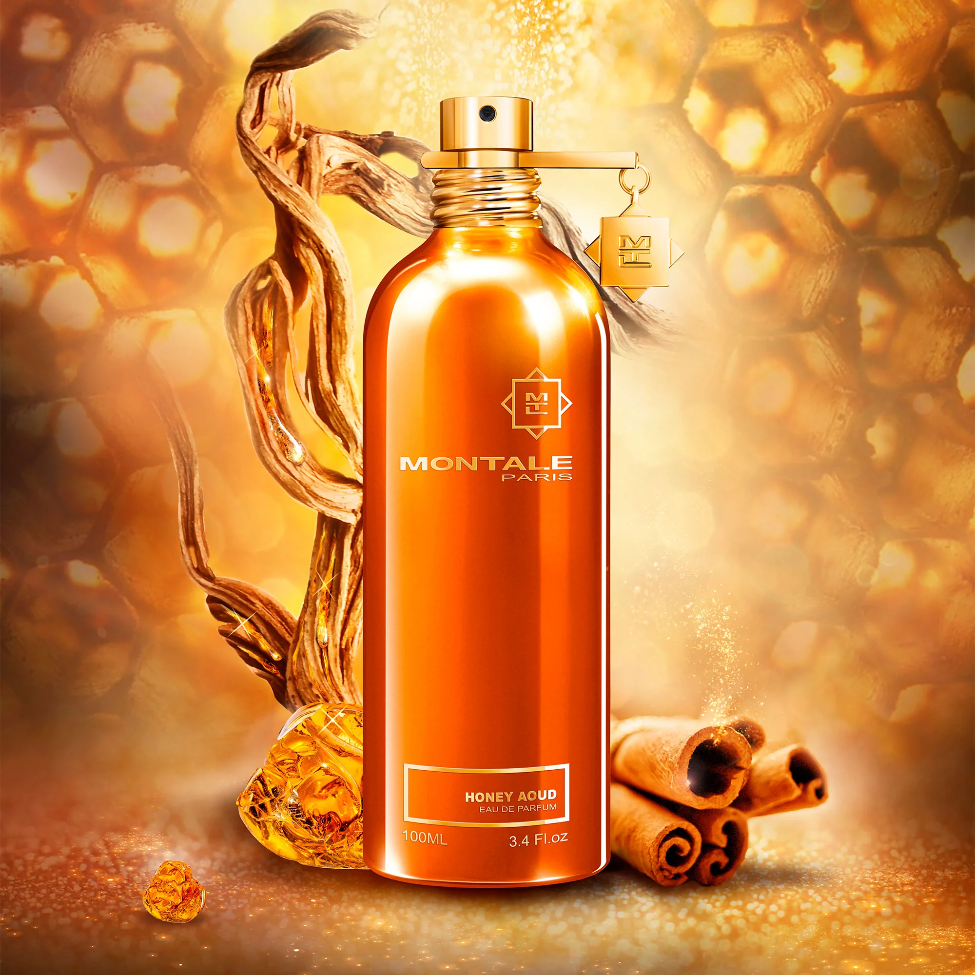 Honey Aoud Montale Eau De Parfum 100ml - Image 6