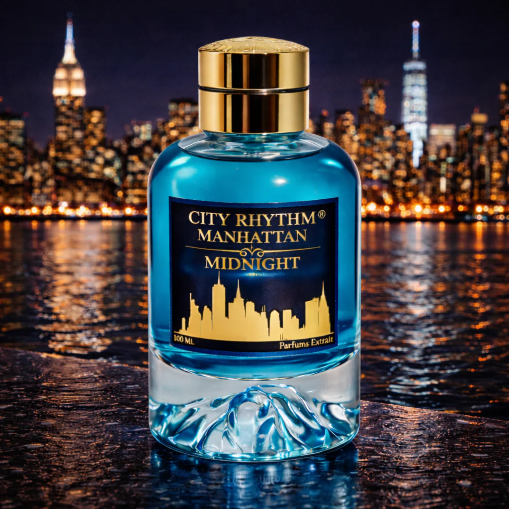 Manhattan Midnight City Rhythm Extrait de Parfum Sample - Image 2