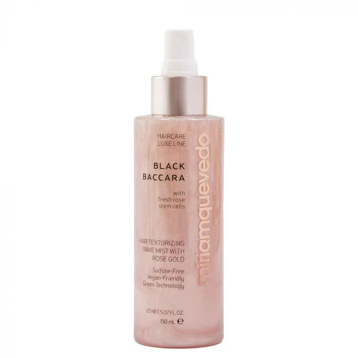 Miriam Quevedo Black Baccara Texturizing Hair Mist With Rose Gold 150ml - Image 2