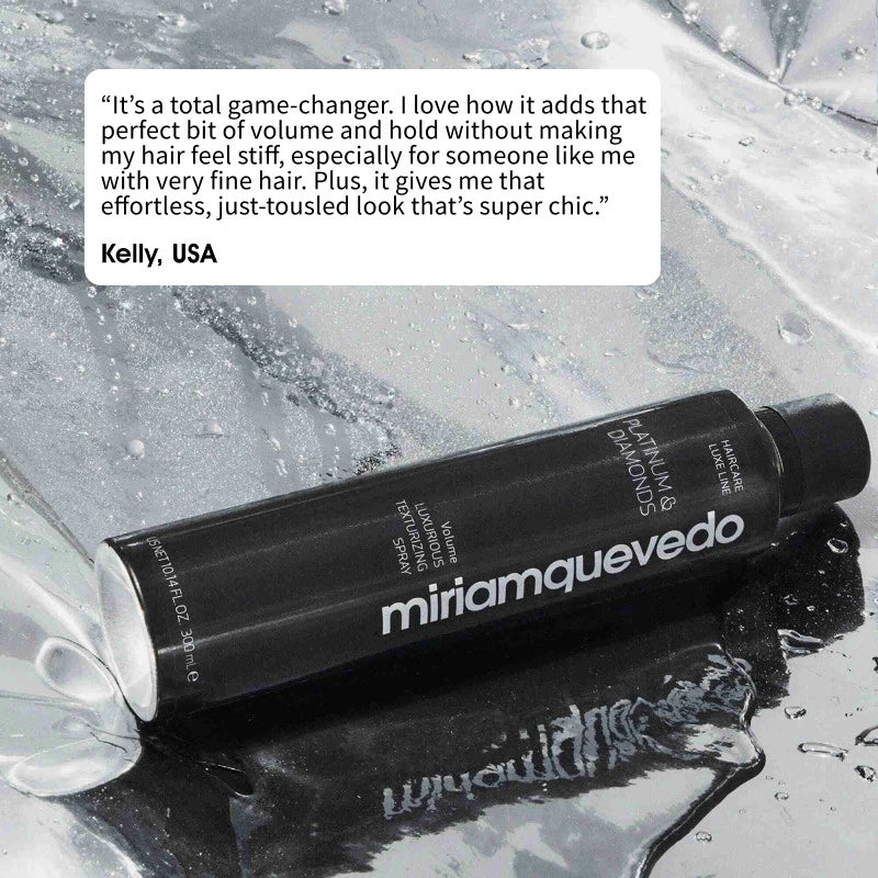 Miriam Quevedo Platinum & Diamonds Luxurios Texturizing Spray Travel Size 75ml - Image 2