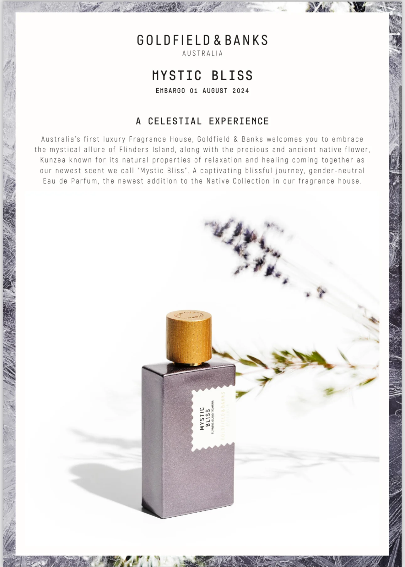 Mystic Bliss Goldfield & Banks Parfum Sample - Image 4