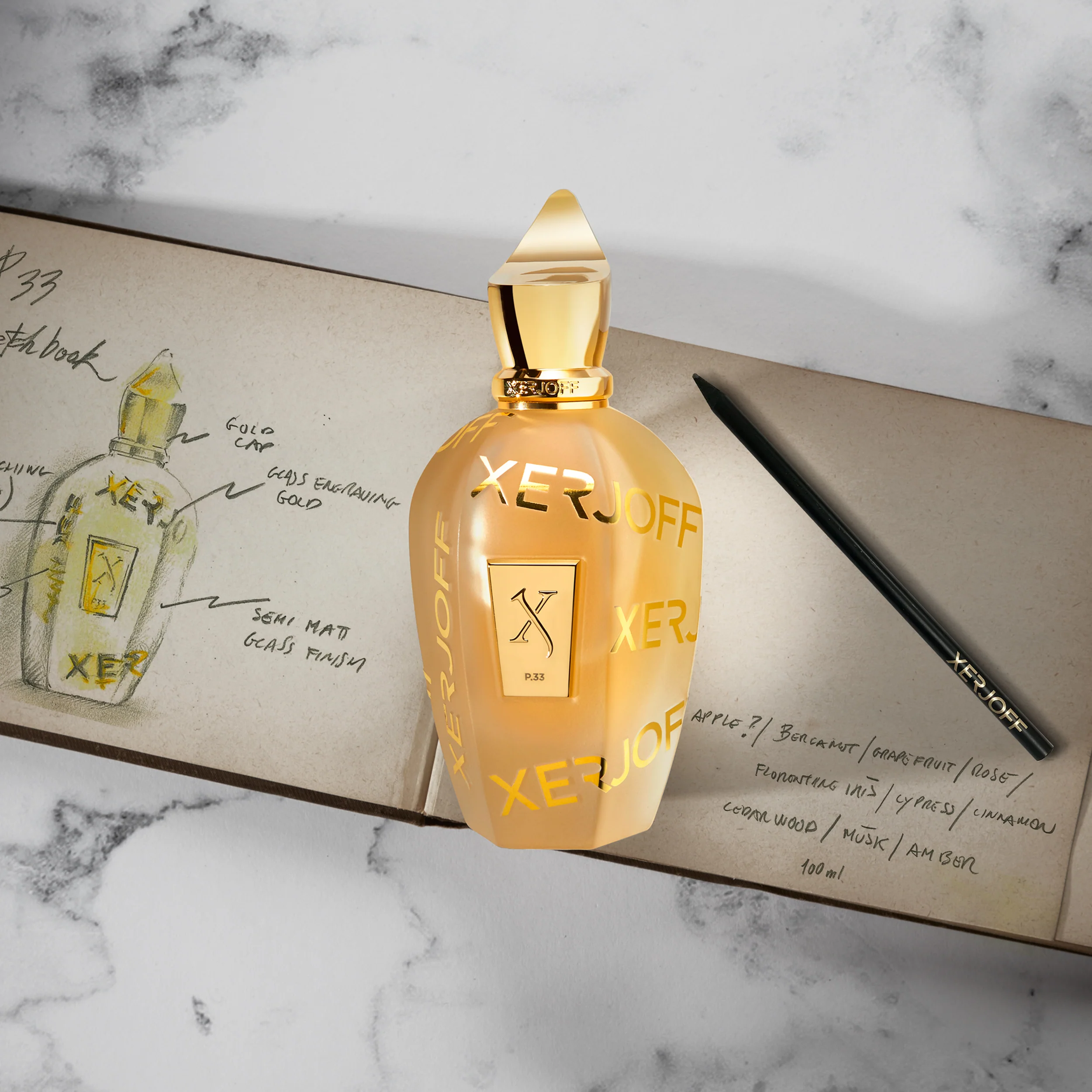 P.33 Sketchbook Xerjoff Eau de Parfum 100ml - Image 3