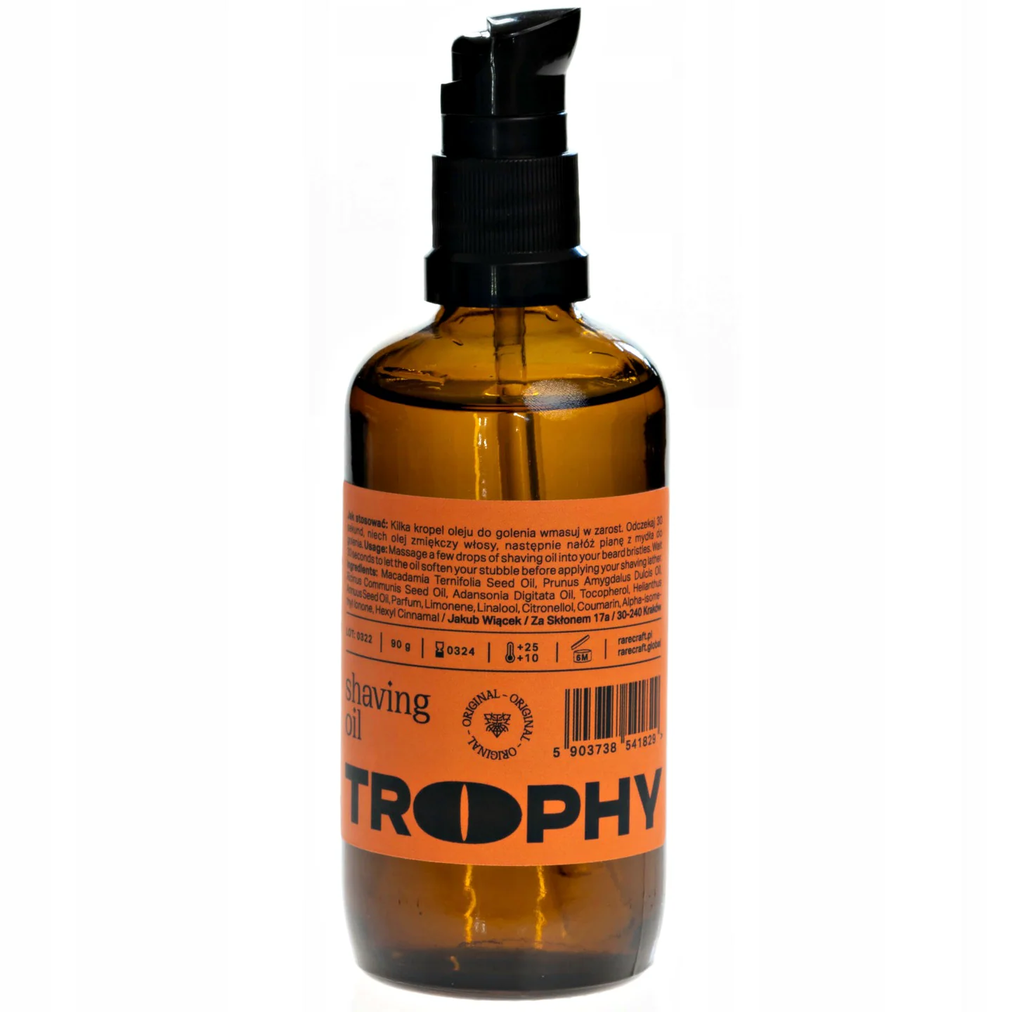 Trophy RareCraft Barberolje 100ml - Image 3