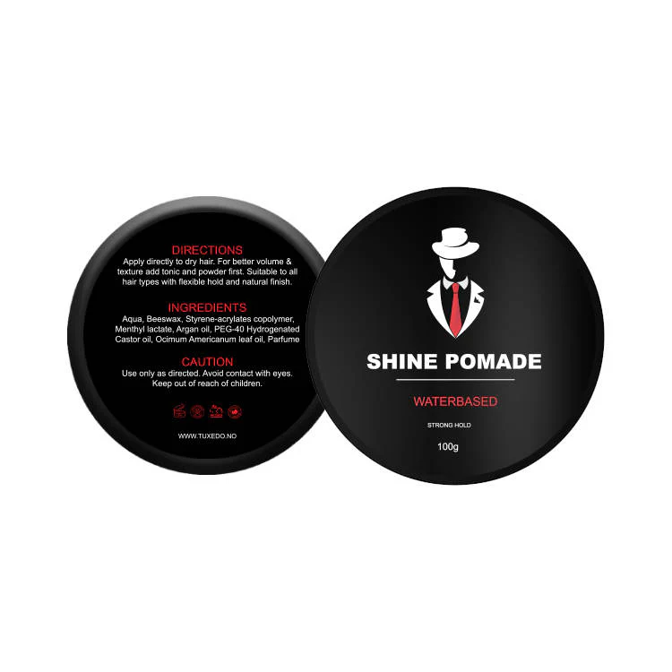 Tuxedo Glans Hårpomade Vannbasert 2x100g - Image 4