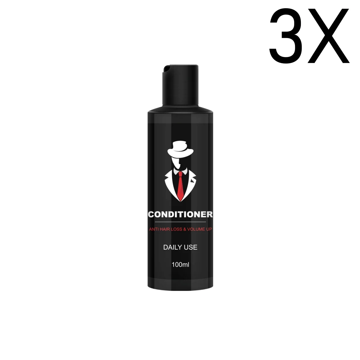 Tuxedo Hår & Skjegg Anti-Hårtap og Volum Opp Balsam 3xstk - Image 6