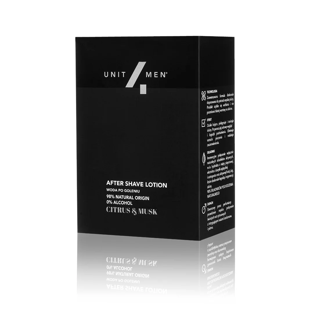 Unit4Men Aftershave Sitrus & Musk 100ml (Alkohol fri) - Image 4