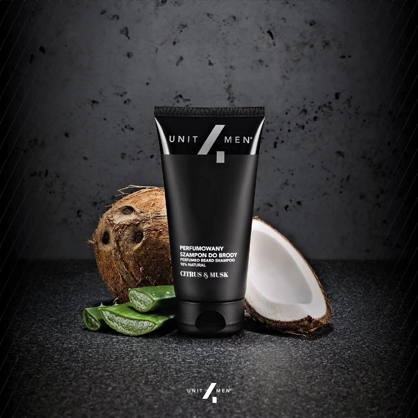 Unit4Men Skjeggsjampo Sitrus & Musk 100ml - Image 4
