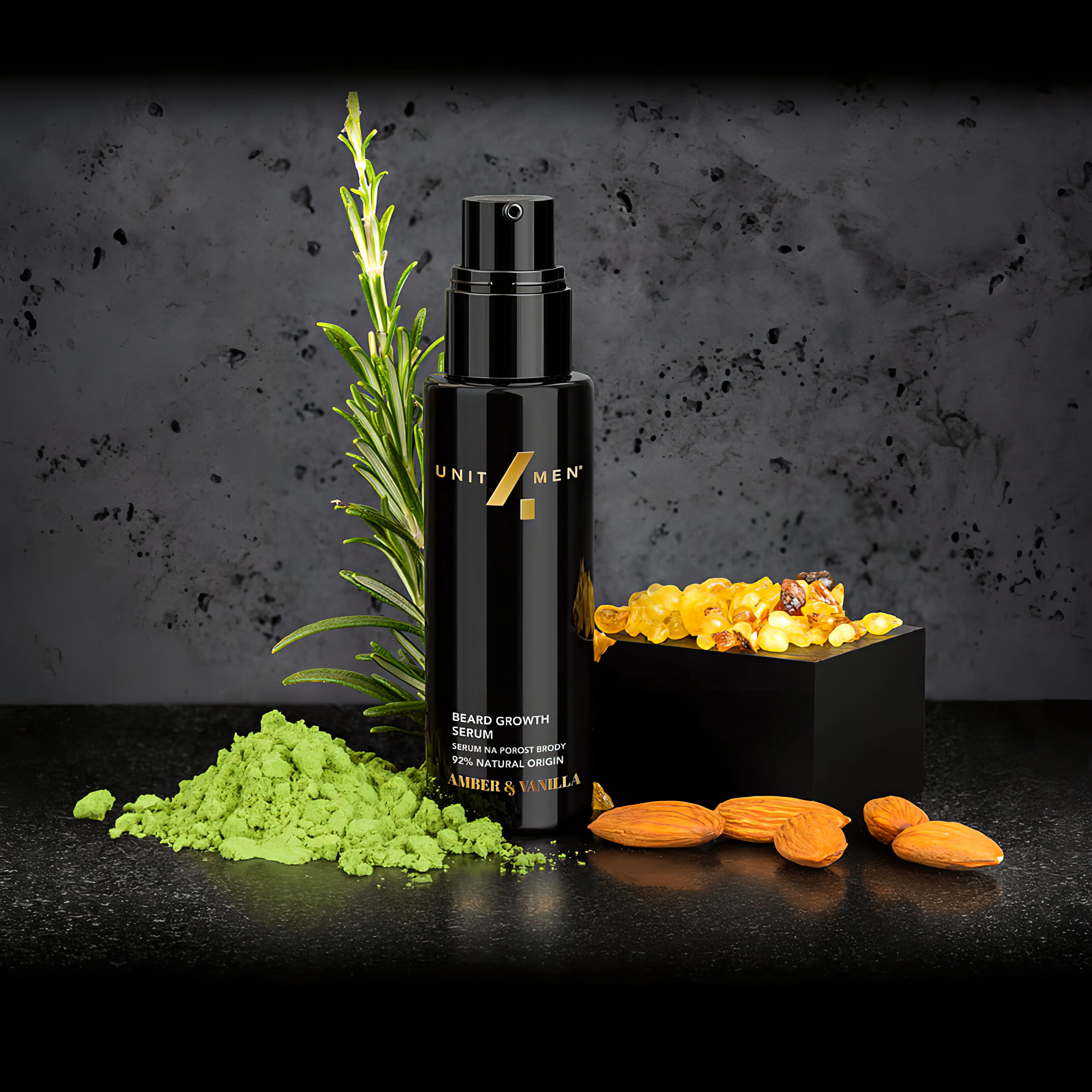 Unit4men Skjeggserum Amber&Vanilje 30 ml - Image 2