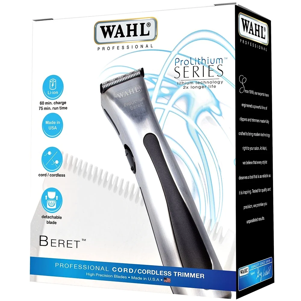 Wahl Beret Pro Lithium Trådløst Hår og Skjeggtrimmer - Image 2
