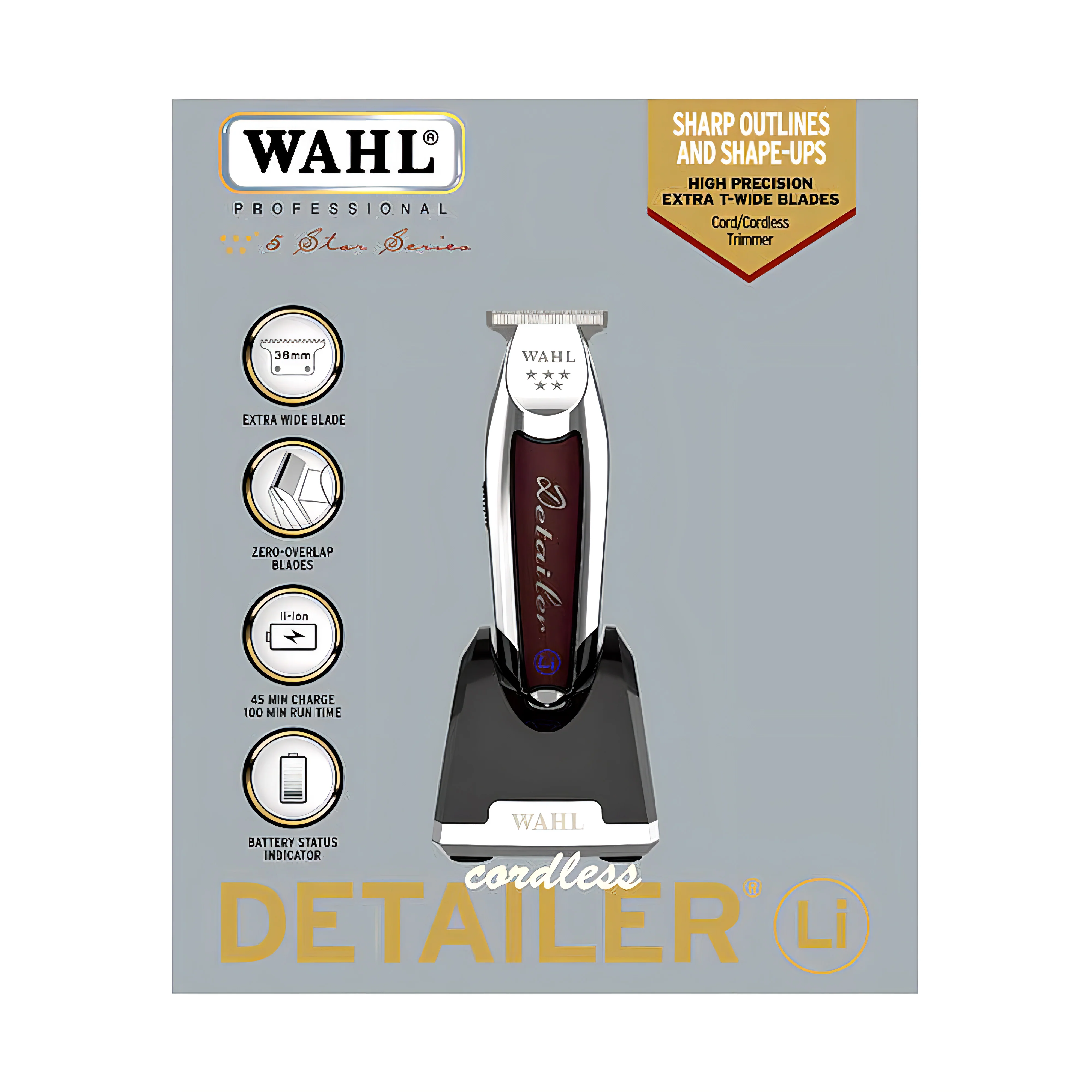 Wahl Detailer 5 Star Cordless Li Hårklipper & Skjeggtrimmer Trådløs - Image 8