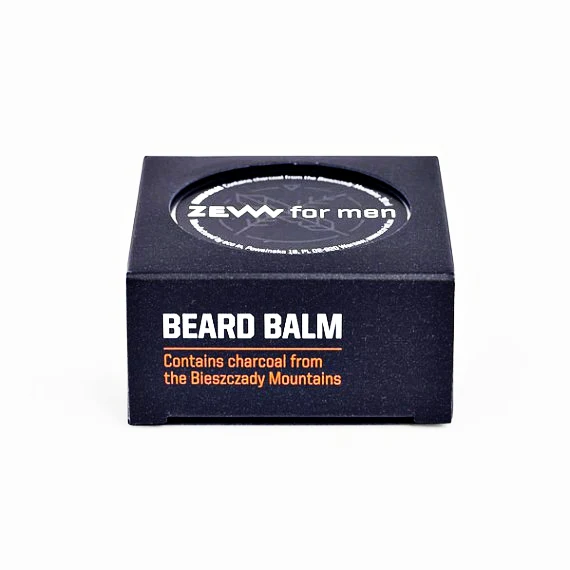 Zew For Men Kullkarbon & Kokosnøtt Skjeggbalm 30ml - Image 3